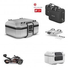 SHAD Baul trasero + soporte montaje parrilla accesorios TR37 TERRA KIT-447478