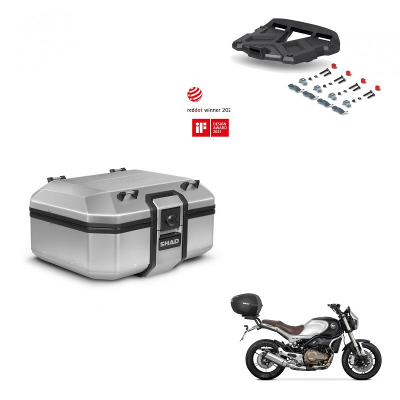 SHAD Baul trasero + soporte montaje parrilla TR37 TERRA KIT-447508