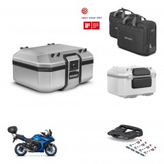 SHAD Baul trasero + soporte montaje parrilla accesorios TR37 TERRA KIT-447529