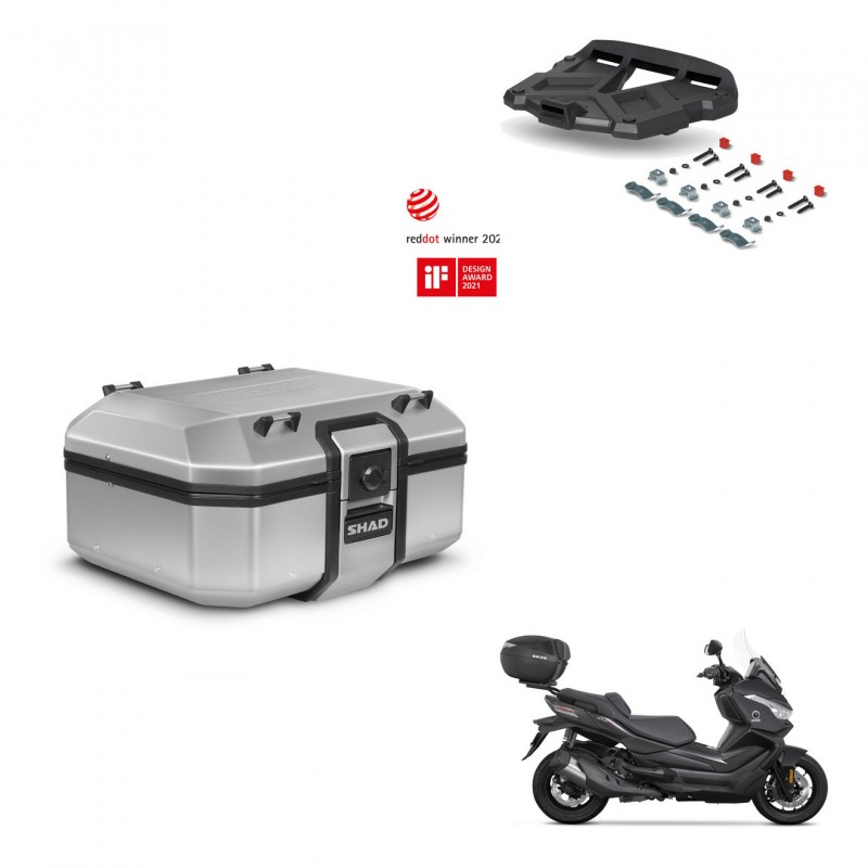 SHAD Baul trasero + soporte montaje parrilla TR37 TERRA KIT-447563