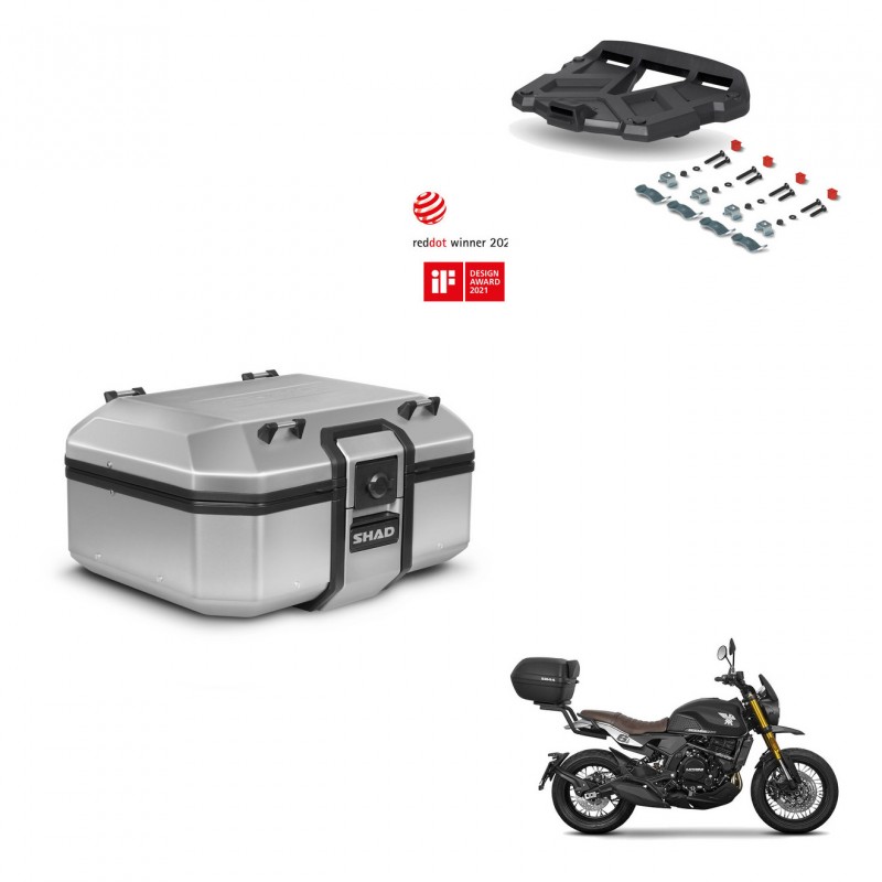 SHAD Baul trasero + soporte montaje parrilla TR37 TERRA KIT-447640