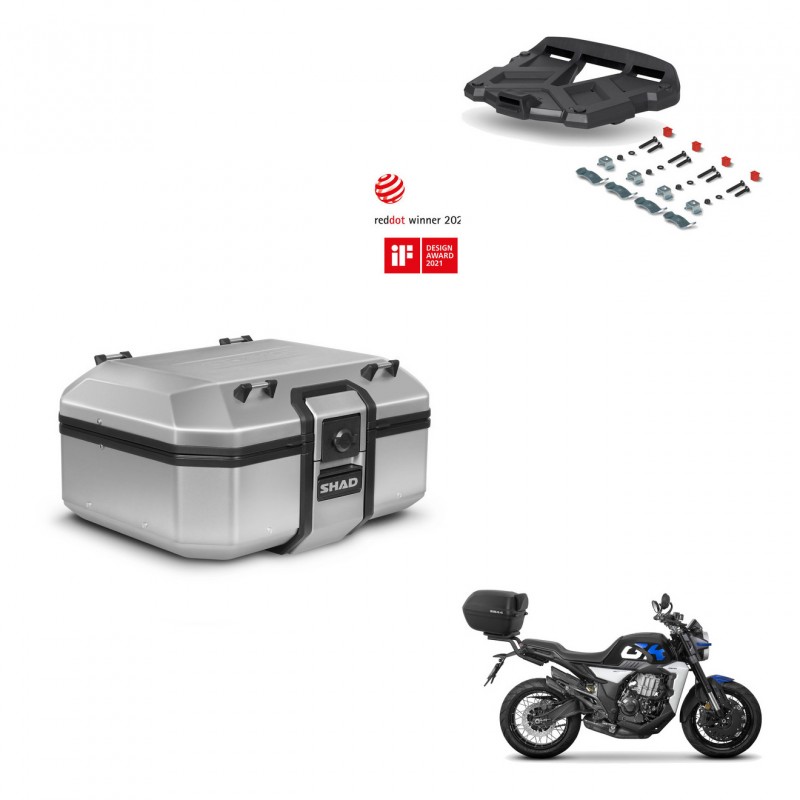 SHAD Baul trasero + soporte montaje parrilla TR37 TERRA KIT-447706