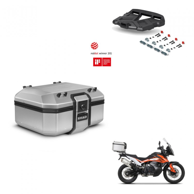SHAD Baul trasero + soporte montaje parrilla TR37 TERRA KIT-447728
