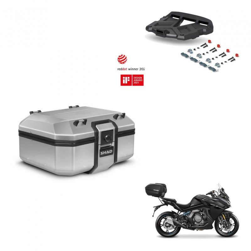 SHAD Baul trasero + soporte montaje parrilla TR37 TERRA KIT-447750