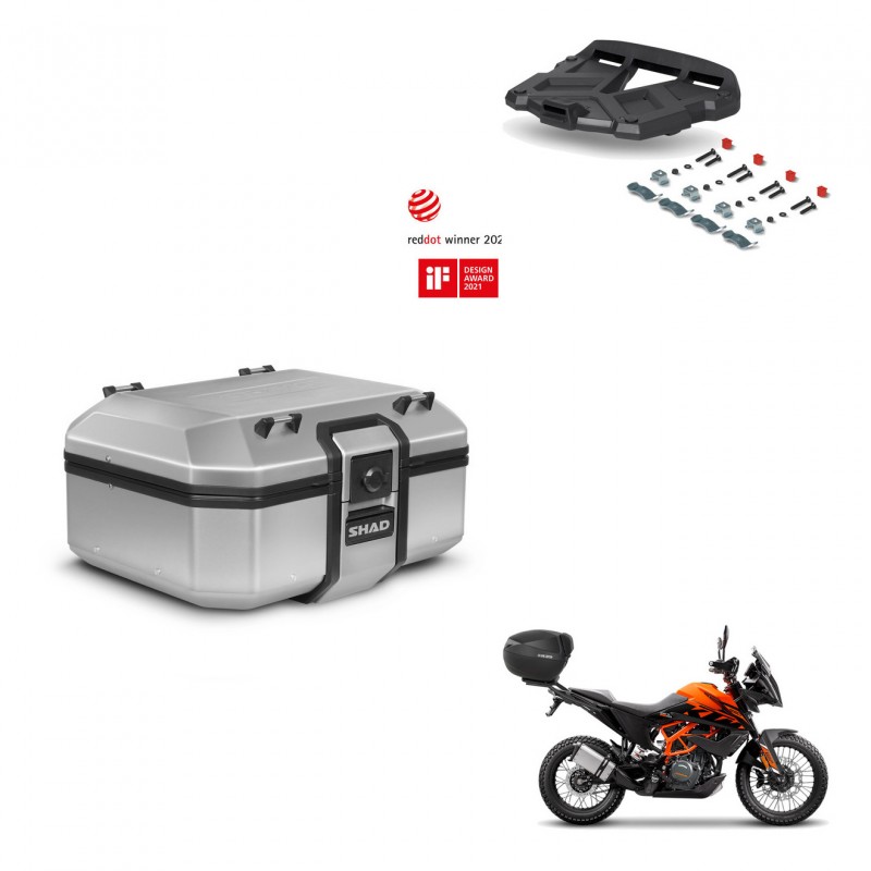 SHAD Baul trasero + soporte montaje parrilla TR37 TERRA KIT-447772