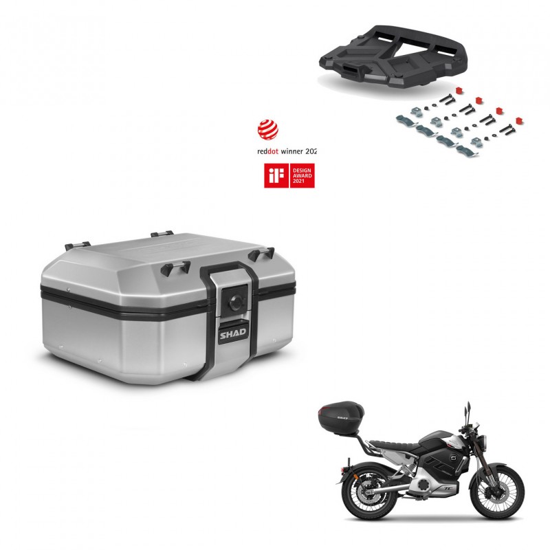 SHAD Baul trasero + soporte montaje parrilla TR37 TERRA KIT-447805