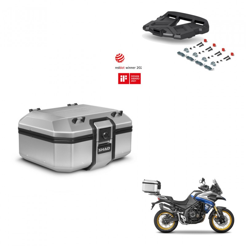 SHAD Baul trasero + soporte montaje parrilla TR37 TERRA KIT-447816