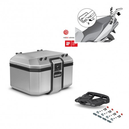 SHAD Baul trasero + parrilla soporte montaje KIT-447871