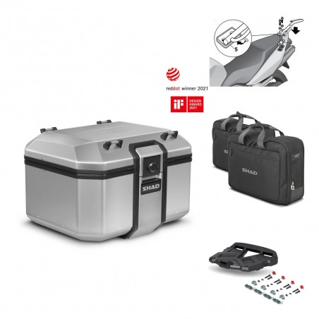 SHAD Baul trasero + parrilla soporte montaje accesorios KIT-447873