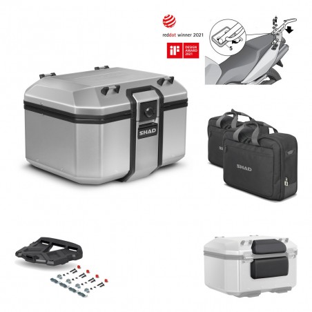 SHAD Baul trasero + parrilla soporte montaje accesorios KIT-447874