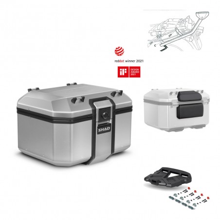 SHAD Baul trasero + parrilla soporte montaje accesorios KIT-447971