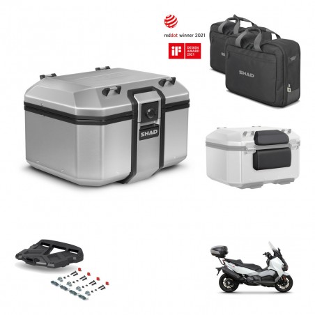SHAD Baul trasero + parrilla soporte montaje accesorios KIT-448457
