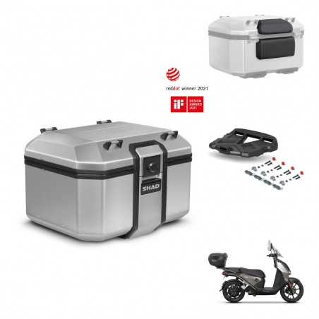 SHAD Baul trasero + soporte montaje parrilla accesorios KIT-448503