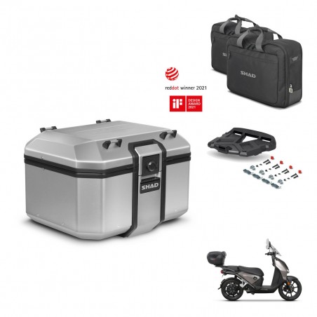 SHAD Baul trasero + soporte montaje parrilla accesorios KIT-448504