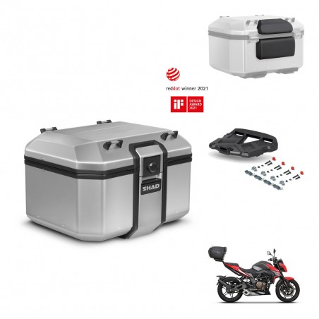 SHAD Baul trasero + soporte montaje parrilla accesorios KIT-448515