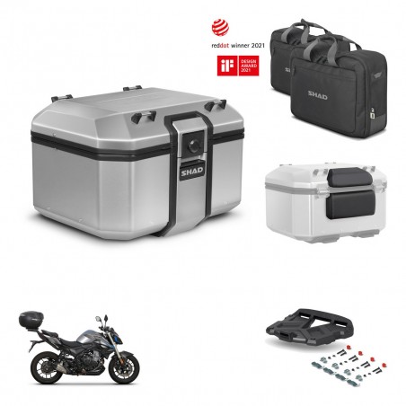 SHAD Baul trasero + soporte montaje parrilla accesorios KIT-448521