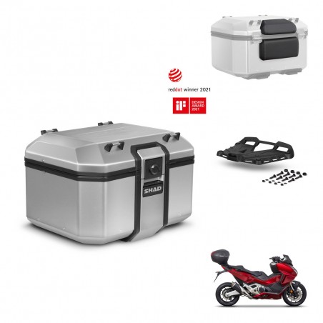 SHAD Baul trasero + soporte montaje parrilla accesorios KIT-448531