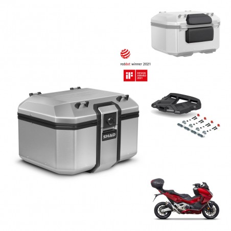 SHAD Baul trasero + soporte montaje parrilla accesorios KIT-448534