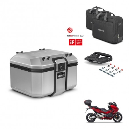 SHAD Baul trasero + soporte montaje parrilla accesorios KIT-448535