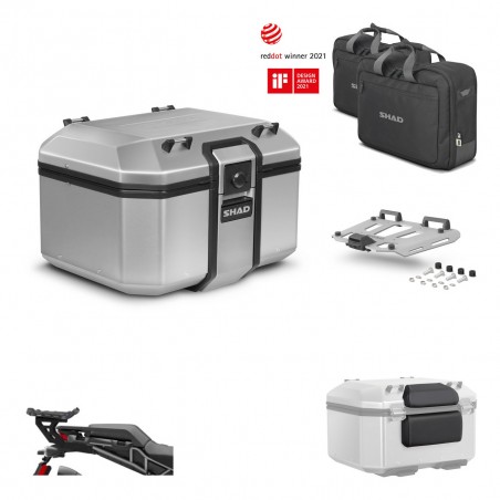 SHAD Baul trasero + soporte montaje parrilla accesorios KIT-448540