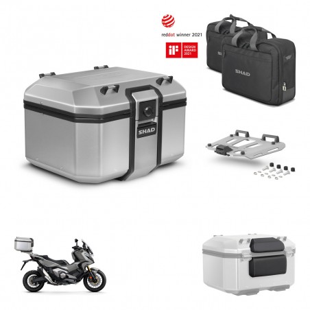 SHAD Baul trasero + soporte montaje parrilla accesorios KIT-448562