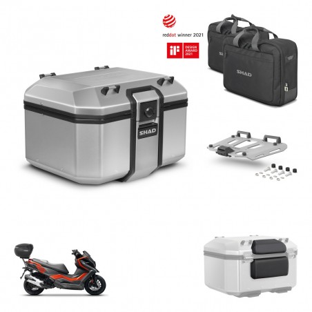 SHAD Baul trasero + soporte montaje parrilla accesorios KIT-448573