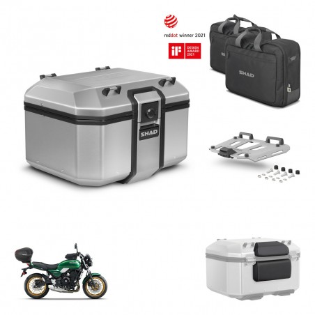 SHAD Baul trasero + soporte montaje parrilla accesorios KIT-448584