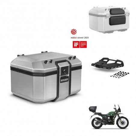 SHAD Baul trasero + soporte montaje parrilla accesorios KIT-448597