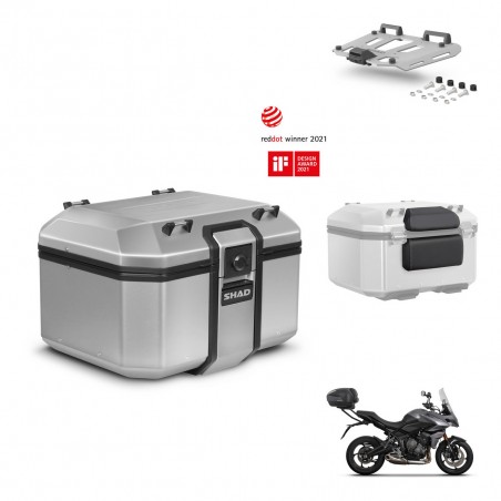 SHAD Baul trasero + soporte montaje parrilla accesorios KIT-448615