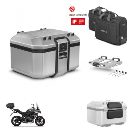 SHAD Baul trasero + soporte montaje parrilla accesorios KIT-448617