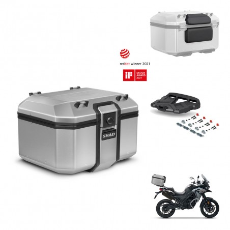 SHAD Baul trasero + soporte montaje parrilla accesorios KIT-448633