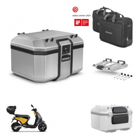 SHAD Baul trasero + soporte montaje parrilla accesorios KIT-448639