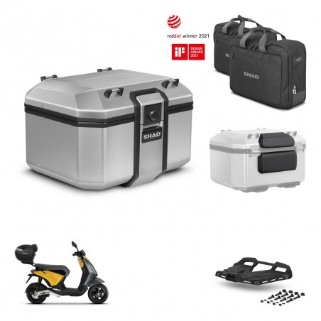 SHAD Baul trasero + soporte montaje parrilla accesorios KIT-448643