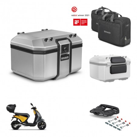 SHAD Baul trasero + soporte montaje parrilla accesorios KIT-448646