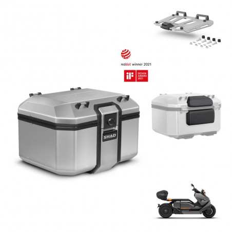 SHAD Baul trasero + soporte montaje parrilla accesorios KIT-448648