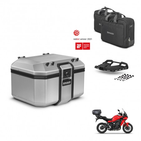 SHAD Baul trasero + soporte montaje parrilla accesorios KIT-448664