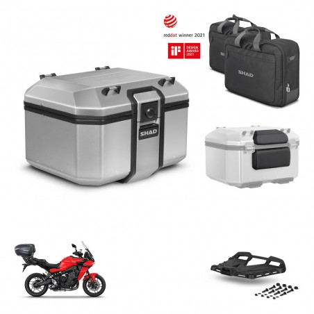 SHAD Baul trasero + soporte montaje parrilla accesorios KIT-448665