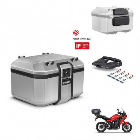 SHAD Baul trasero + soporte montaje parrilla accesorios KIT-448666