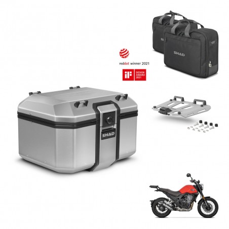 SHAD Baul trasero + soporte montaje parrilla accesorios KIT-448671