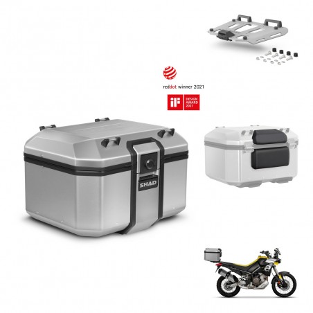 SHAD Baul trasero + soporte montaje parrilla accesorios KIT-448681