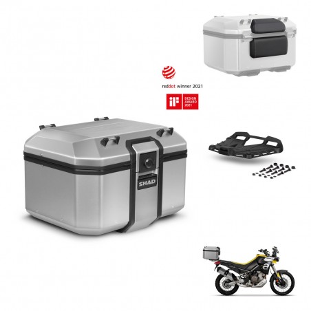 SHAD Baul trasero + soporte montaje parrilla accesorios KIT-448685