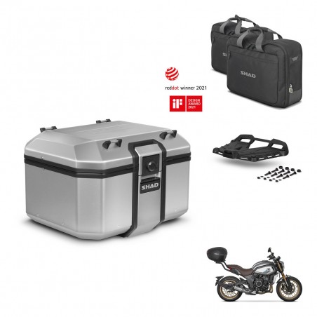 SHAD Baul trasero + soporte montaje parrilla accesorios KIT-448708