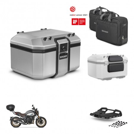 SHAD Baul trasero + soporte montaje parrilla accesorios KIT-448709
