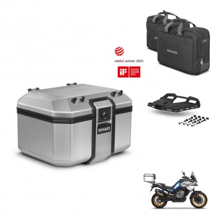 SHAD Baul trasero + soporte montaje parrilla accesorios KIT-448719