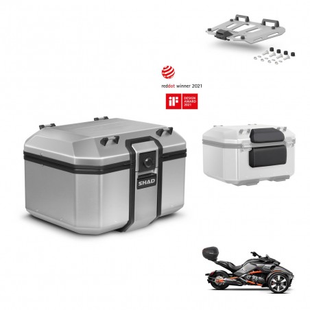 SHAD Baul trasero + soporte montaje parrilla accesorios KIT-448725