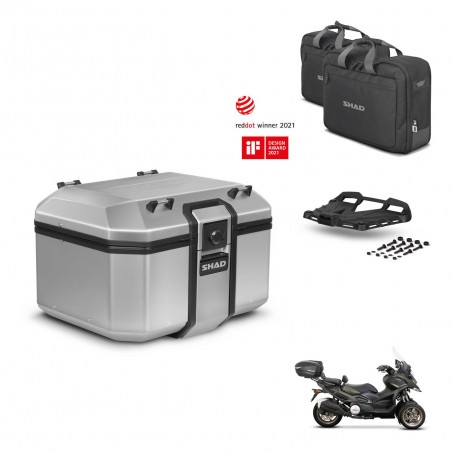 SHAD Baul trasero + soporte montaje parrilla accesorios KIT-448741