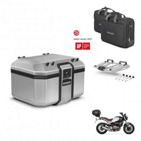 SHAD Baul trasero + soporte montaje parrilla accesorios KIT-448759
