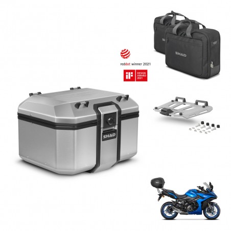 SHAD Baul trasero + soporte montaje parrilla accesorios KIT-448770