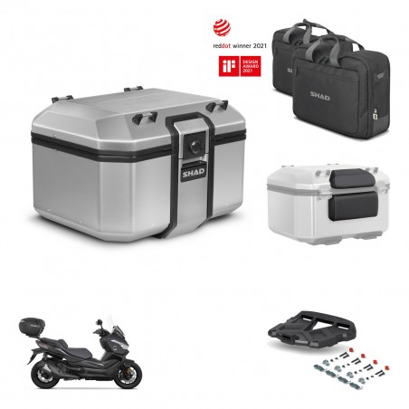 SHAD Baul trasero + soporte montaje parrilla accesorios KIT-448822