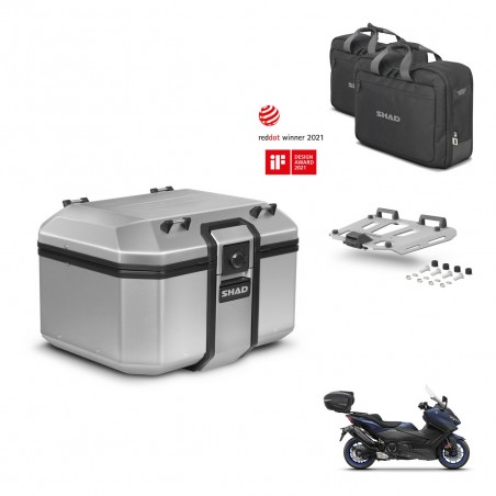 SHAD Baul trasero + soporte montaje parrilla accesorios KIT-448836